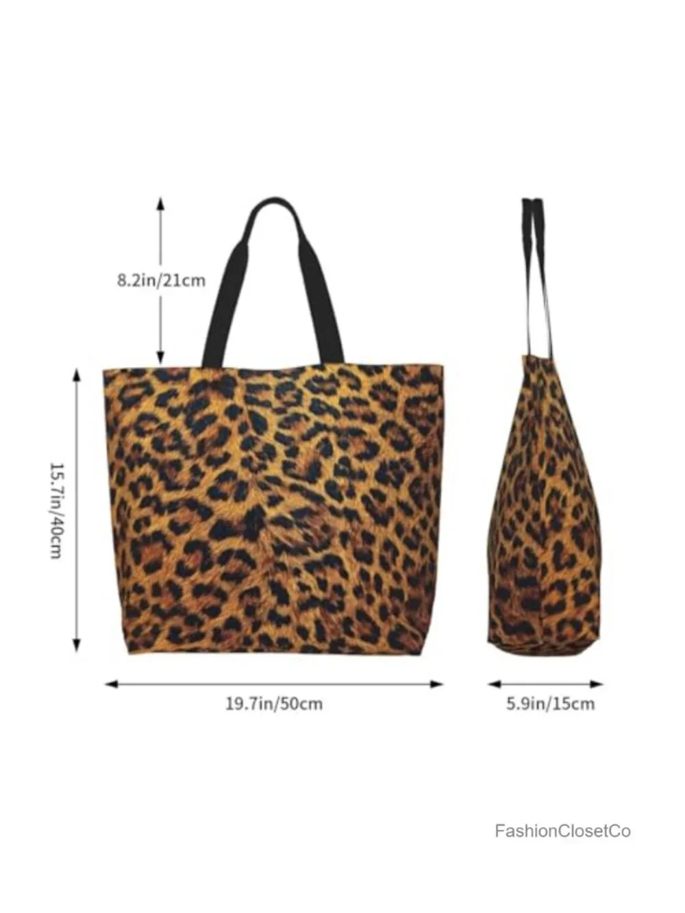 Canvas Tote Bag for Women Reusable Grocery Bag with Inner Pocket Casual